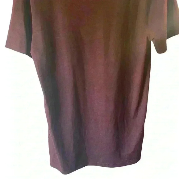 32 Degree Cool Top Sweatshirt Dark Red/Burgundy V-neck Short Sleeve Size S/CH - Picture 6 of 13